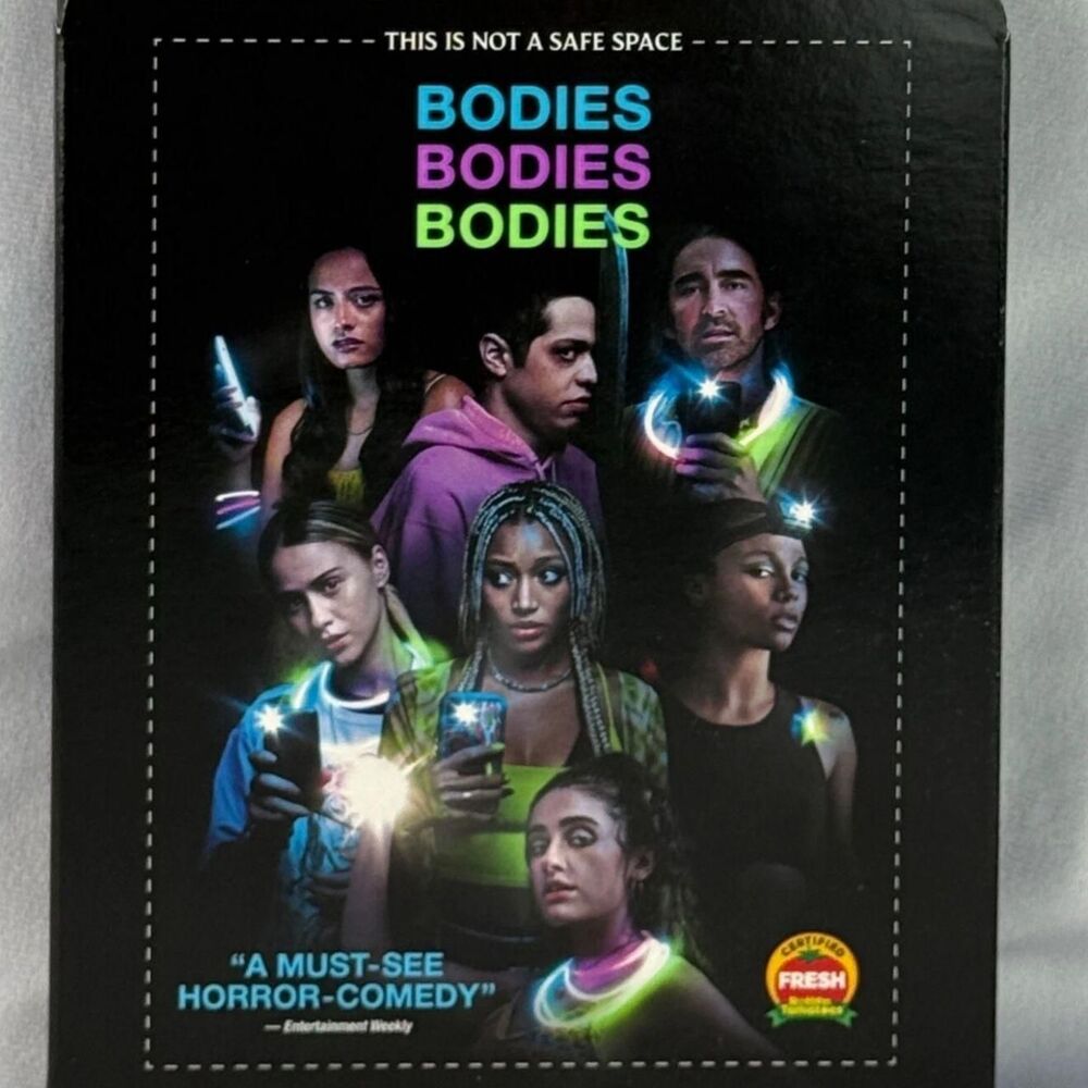 Bodies Bodies Bodies 4K Blu-ray - Rare, Out of Print A24 with RARE slipcover